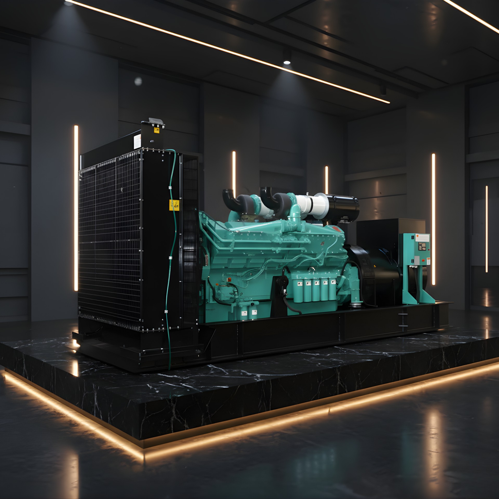 Heavy-duty industrial diesel generator set installed by generator suppliers in Chennai for continuous power supply