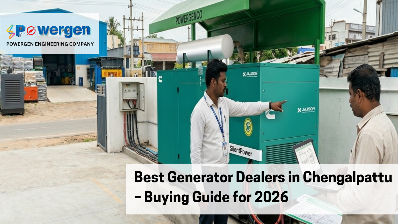 generator installation and consultation by Powergen Engineering Company in Chengalpattu with silent genset