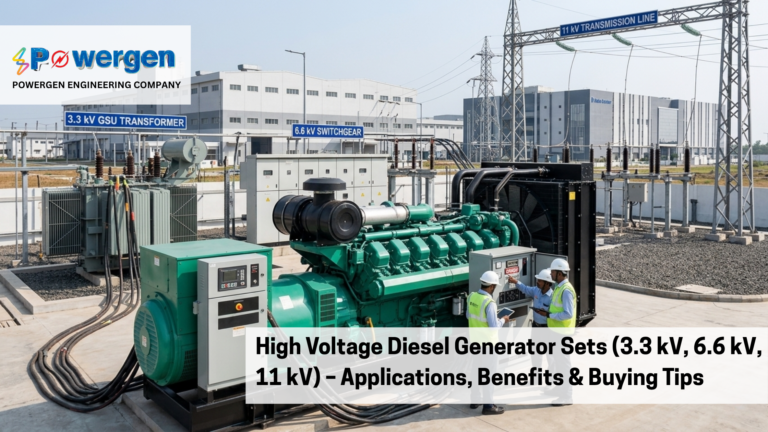 High voltage diesel generator 11kV India