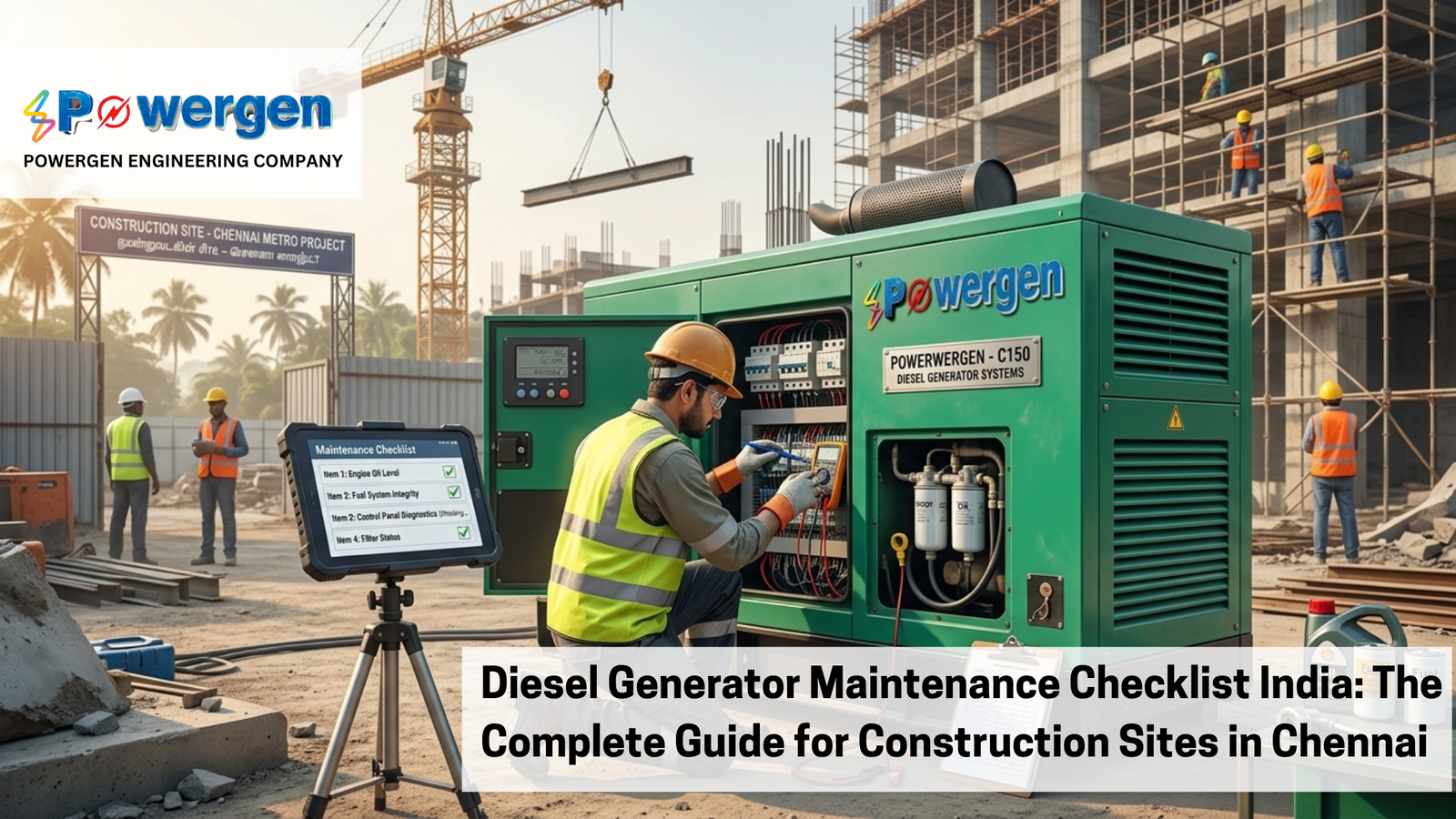 diesel generator maintenance checklist India
