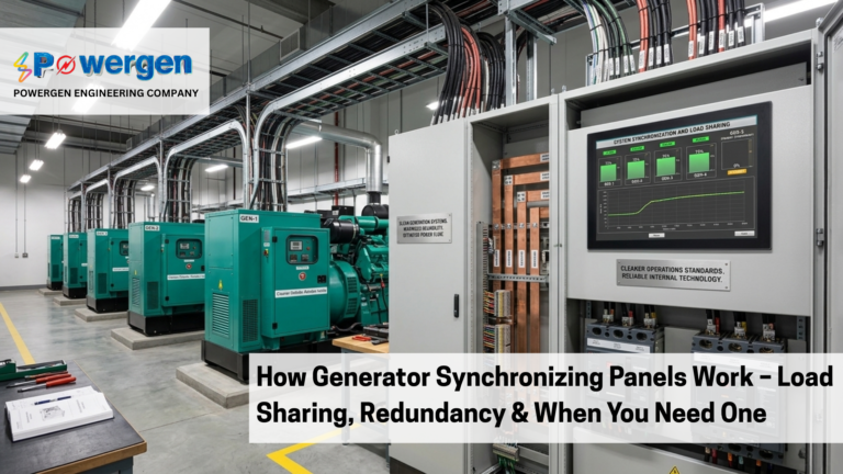 generator synchronizing panel India