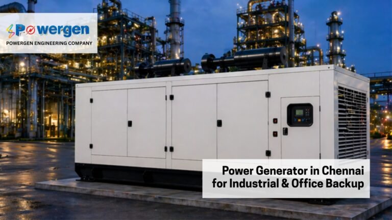 Power Generator in Chennai for Industrial & Office Backup