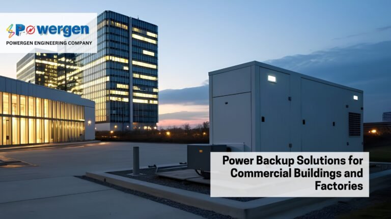 Power Backup Solutions for Commercial Buildings and Factories
