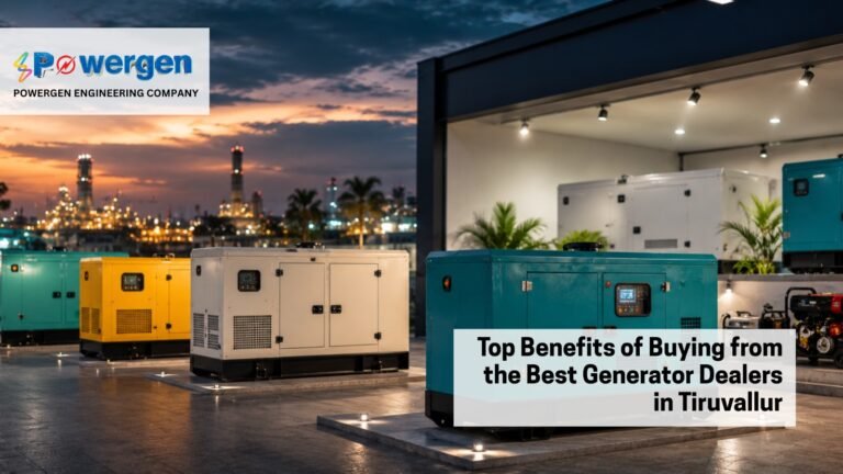 Top Benefits of Buying from the Best Generator Dealers in Tiruvallur