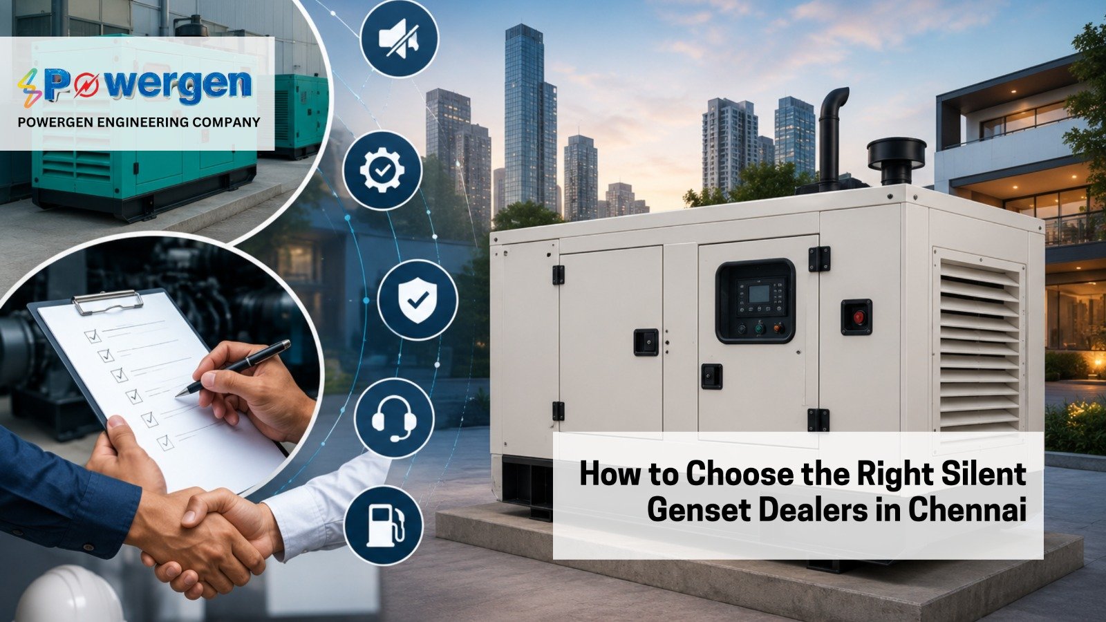 How to Choose the Right Silent Genset Dealers in Chennai