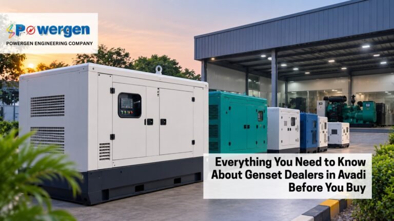 Everything You Need to Know About Genset Dealers in Avadi Before You Buy