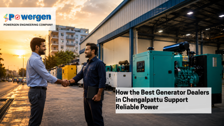 How the Best Generator Dealers in Chengalpattu Support Reliable Power